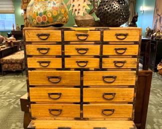 Antique Japanese Tansu Chest of Drawers with Iron Hardware, $3,800/OBO