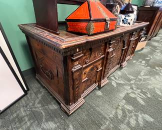 Italian Renaissance Revival credenza / buffet, late 19th century, value $2800 OBO