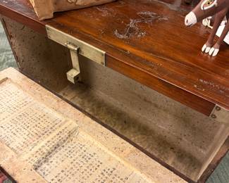 Antique Chinese wooden storage chest -Chinese wedding chest or scholar’s chest-Rroughly from the late Qing Dynasty to early Republic period (circa late 1800s–early 1900s) $2,500/OBO