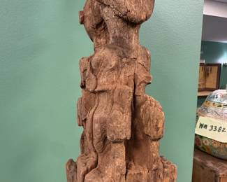 Antique African Tribal Carved Wood Totem Figure, $2,850/OBO