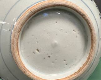 Japanese Blue & White Porcelain Bowl, late Edo -early Meji period ( c.1850-1900) Arita / Imari regional production, value $350 OBO