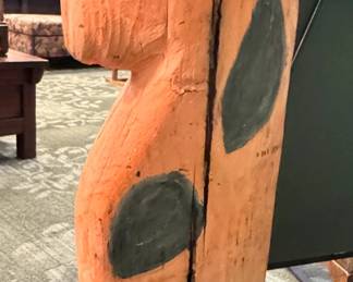 Folk Art Hand-Carved Wooden Animal Figure, $850/OBO