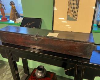 Vintage Korean wooden document box (munseoham) late 19th century, Value $1000 OBO