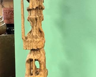 Antique African Tribal Carved Wood Totem Figure, $2,850/OBO