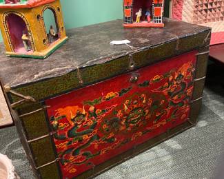 Hand painted Nepal Chest $ 1900