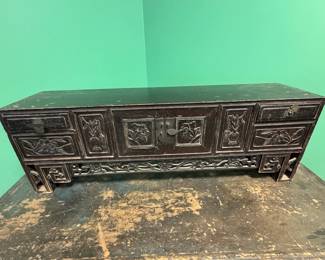 Antique Chinese Carved Cabinet, $900/OBO