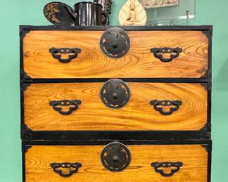 Antique Japanese Tansu Chest (4-Drawer), $1,750/OBO
