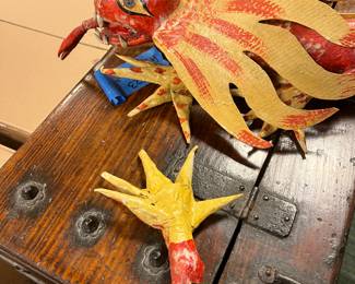 Papier-mache dragon sculpture, value $150 OBO