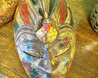 Vintage Hand-Painted Asian Decorative Mask, $350/OBO