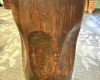 Antique Solid Wood Stump Stool / Chopping Block, $450/OBO
