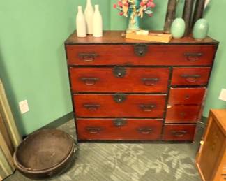 1930' Japanese Tansu Sendai Chest with Key, Value $2500 OBO