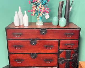 1930' Japanese Tansu Sendai Chest with Key, Value $2500 OBO