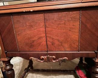 antique sewing cabinet