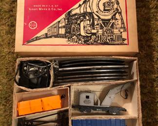 Vintage Marx electric train set 