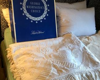 Bates “George Washington’s Choice” full/double size bedspread - with original box