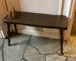 Cribbage table (29”L, 9”D, 16”H)