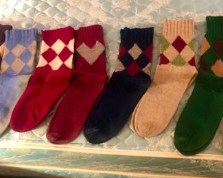 Vintage men’s wool socks 