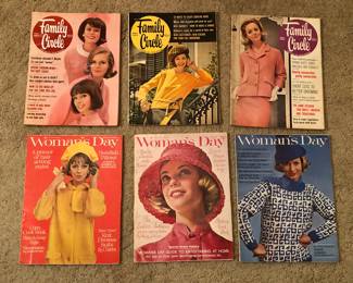 Early 1960s women’s magazines 