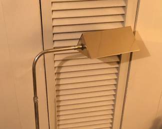 Brass floor/reading lamp