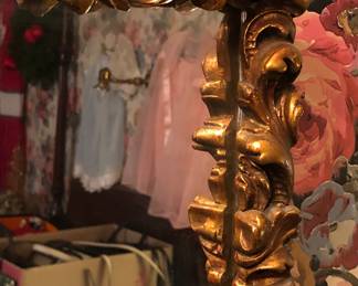 Detail of mirror frame 