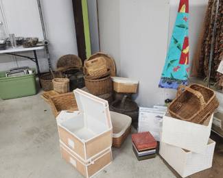 Baskets, many antique