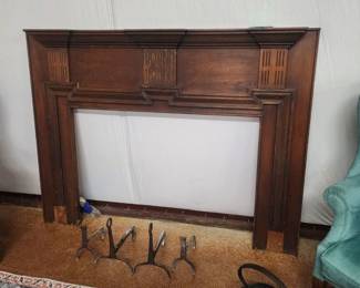 Mantel from the Keidel Ranch of Fredericksburg.  