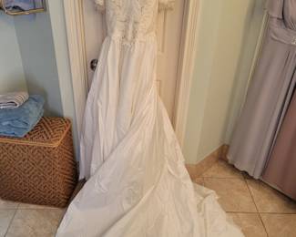 Vintage wedding gown