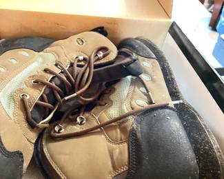 hiking boots size 12D and another pair 13