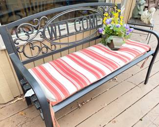 bench, patio