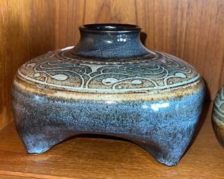 Pottery Vase by Charles Smith, Signed