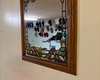 Stained glass mirror 