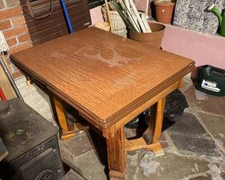 Vintage enamel table 