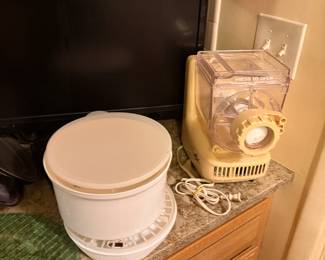 Microwave  toaster over small kitchen appliances 