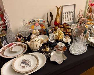 China tea cups an assortment of china pieces 