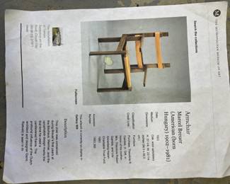 Professional reproduction of Marcel Breuer chair