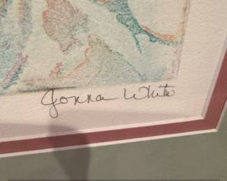 Jonna White Tropical Punch Lithograph Print fourth image