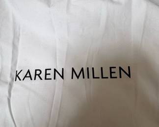 Karen Millen Suede Envelope Clutch Bag second image