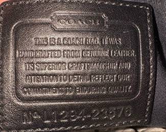 Coach Saffiano Leather Medium City Tote Bag third image