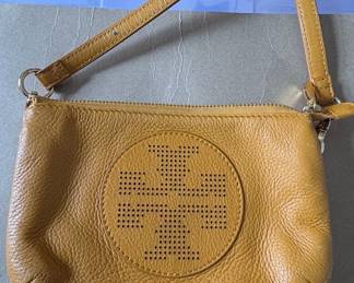 Tory Burch Perforated Logo Leather Crossbody Bag