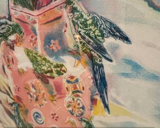 Jonna White Tropical Punch Lithograph Print second image