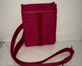 Coach Signature C Jacquard Swingpack Crossbody Bag