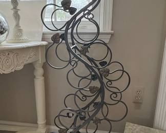 Pier Imports Wrought Iron Grapevine Wine Rack