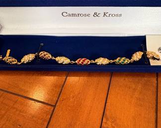 Camrose Kross Jacqueline Kennedy Royal Egg Bracelet