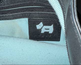 Radley London Black Leather Shoulder Bag with Front Slip Pocket third image