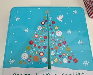 Godiva Peace, Love Cookies Christmas Tin second image
