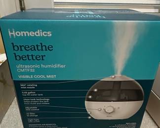 Homedics Breathe Better Ultrasonic Humidifier CMTF