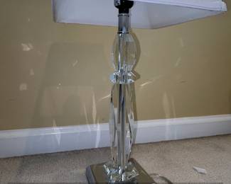 Vienna Full Spectrum Crystal Table Lamp with Square Shade third image