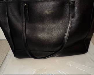 Coach Saffiano Leather Medium City Tote Bag