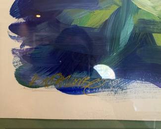 Original Water Lily Painting by K. L. Moore second image