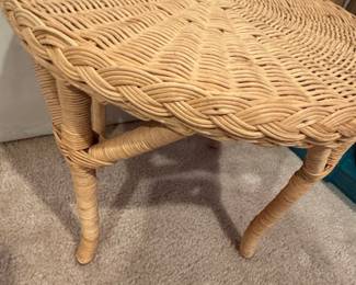 Small Wicker Table second image